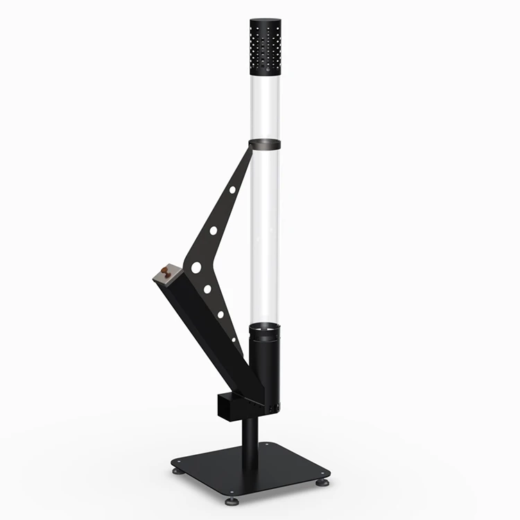 Outdoor Patio Heaters Wood Pellet Fireplace Stove with Torch Kit Fire Glass Tube