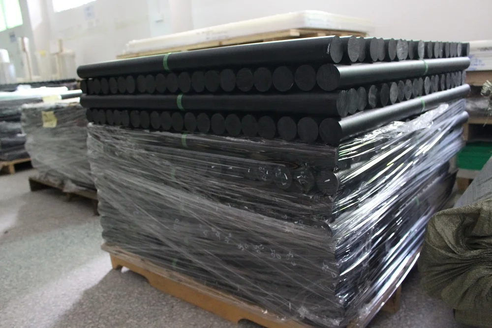 Customized Engineering Plastic rod Extruded PA66 Rod Nylon Rod