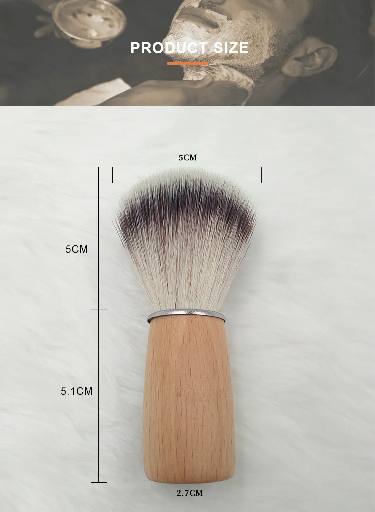 Factory Own Brand Vegan Cosmetic Brush Sets Beech Shaving Brush