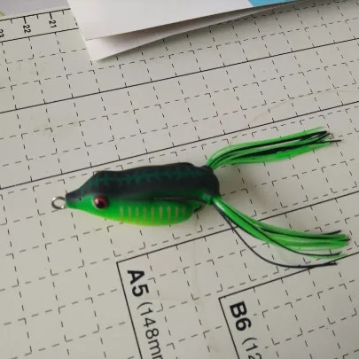 frog lures hybrid frog lure ray frog MUSTAD doubLe hook lures