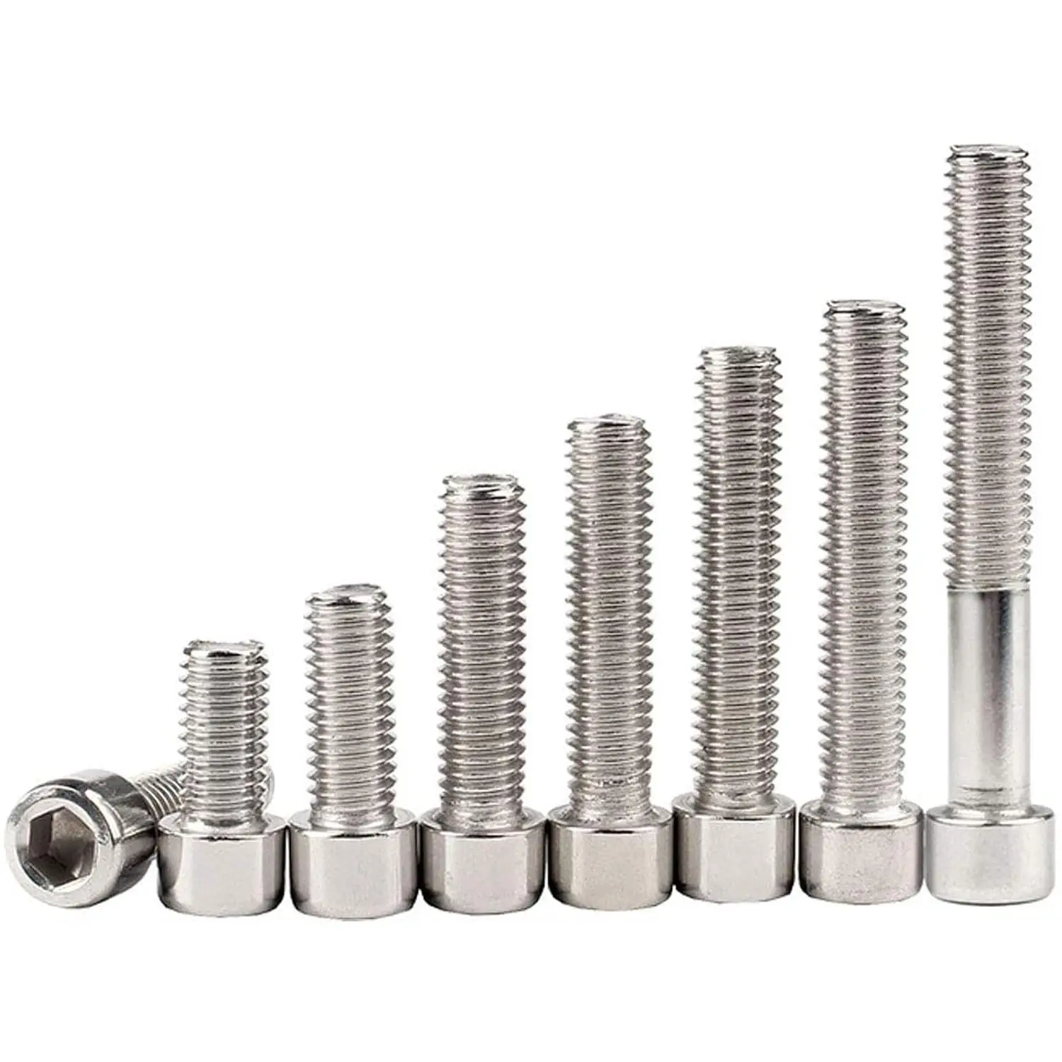 DIN912 m6 allen bolt hex socket bolt screw SS 304 316 stainless steel gr8.8/10.9/12.9 socket head cap screws