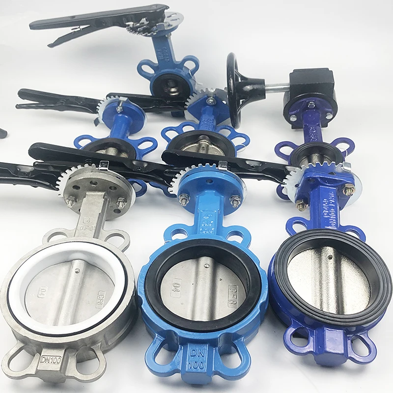 D343H-10C flange gear operated cast iron  butterfly valve