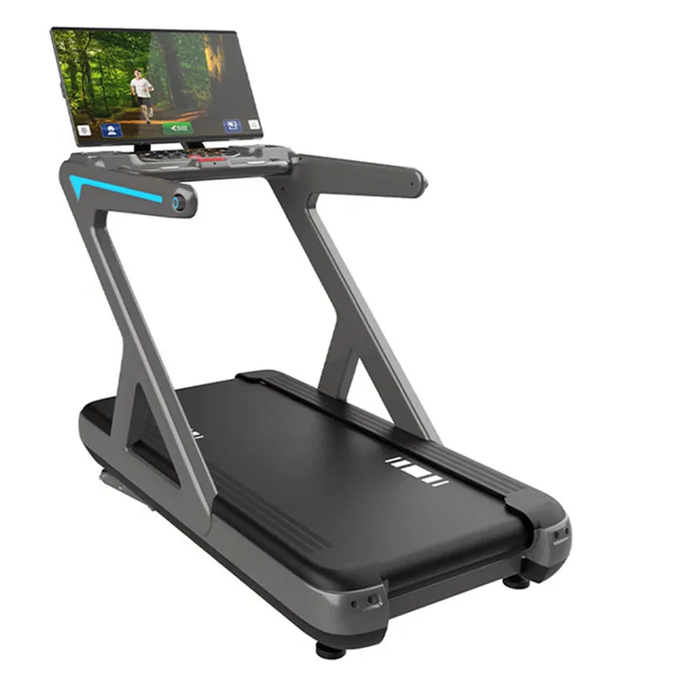 2024  commercial LCD touch screen treadmill machine electric home gym workout treadmill running machine