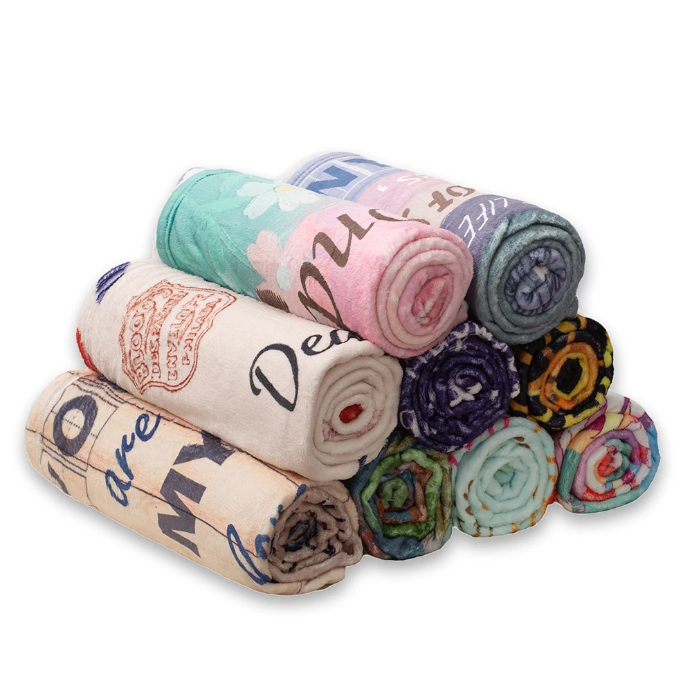 Wholesale Soft Star Printed Pink Colour Lovely Fleece Flannel Baby Blanket