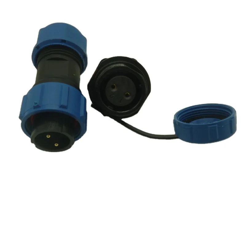 Westsam 2pin IP68 SP1712 female socket circular waterproof plastic connector