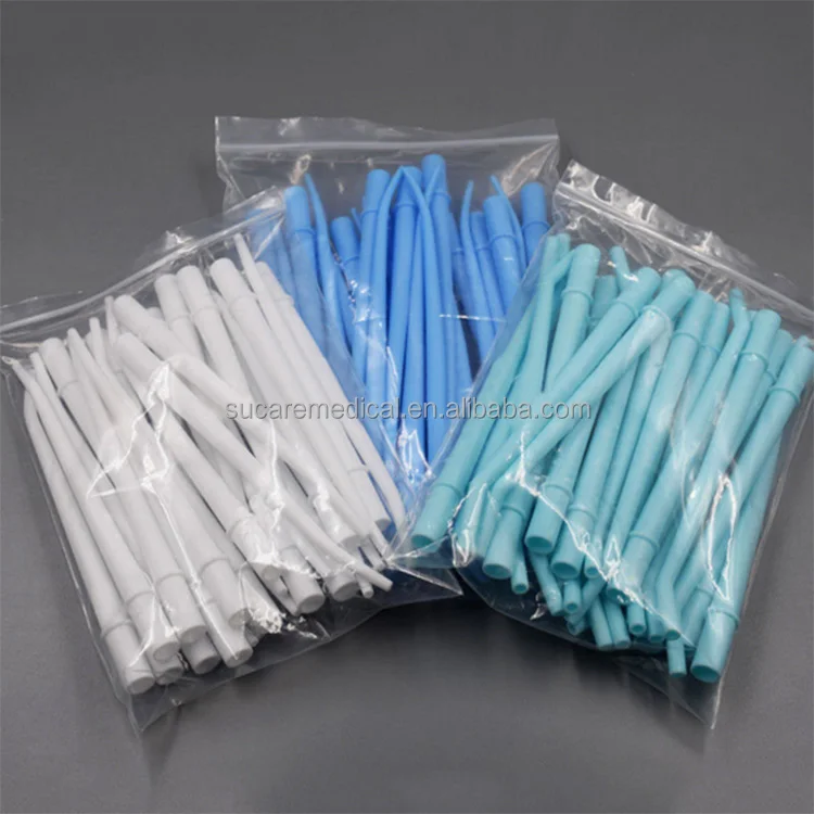 Dental Clinic Supplies Disposable Bent Tube Surgical Aspirator Tips