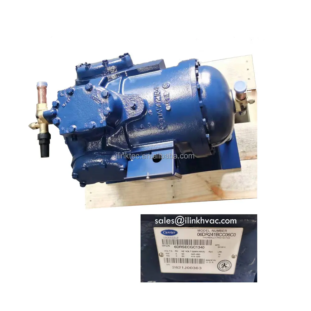 truck refrigeration unit  carrier compressor 06dr / 06DR241BCC06C0 carlyle compressor