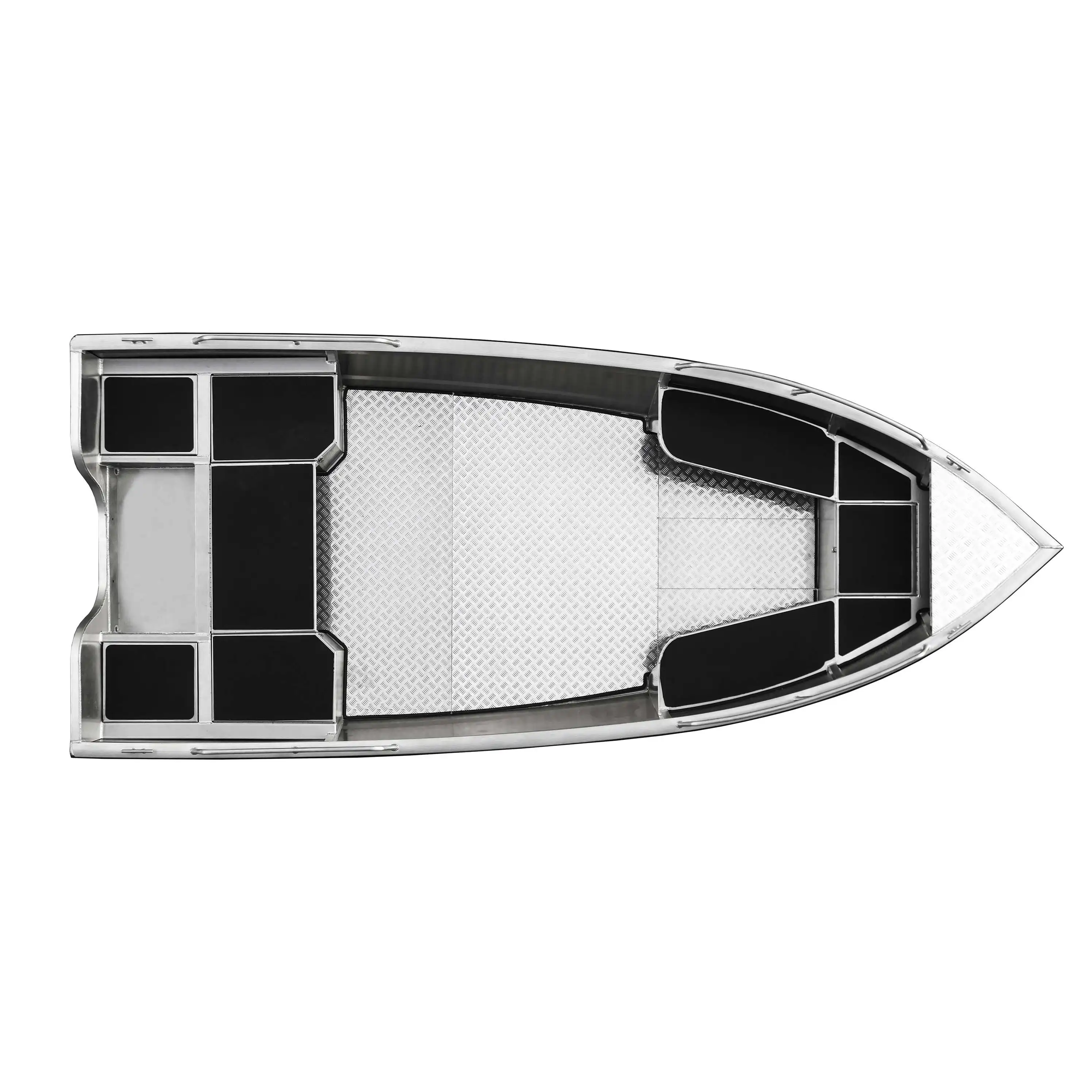 Manufacturer Small Welded Aluminum Workboat With Customized Outboard Engine