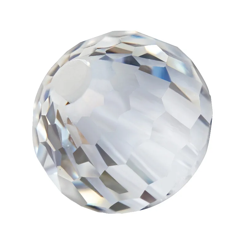 2023 New Arrival White Moissanite Faceted Beads  moissanite diamond jewelry Faceted moissanite Beads Balls Shape in Stock