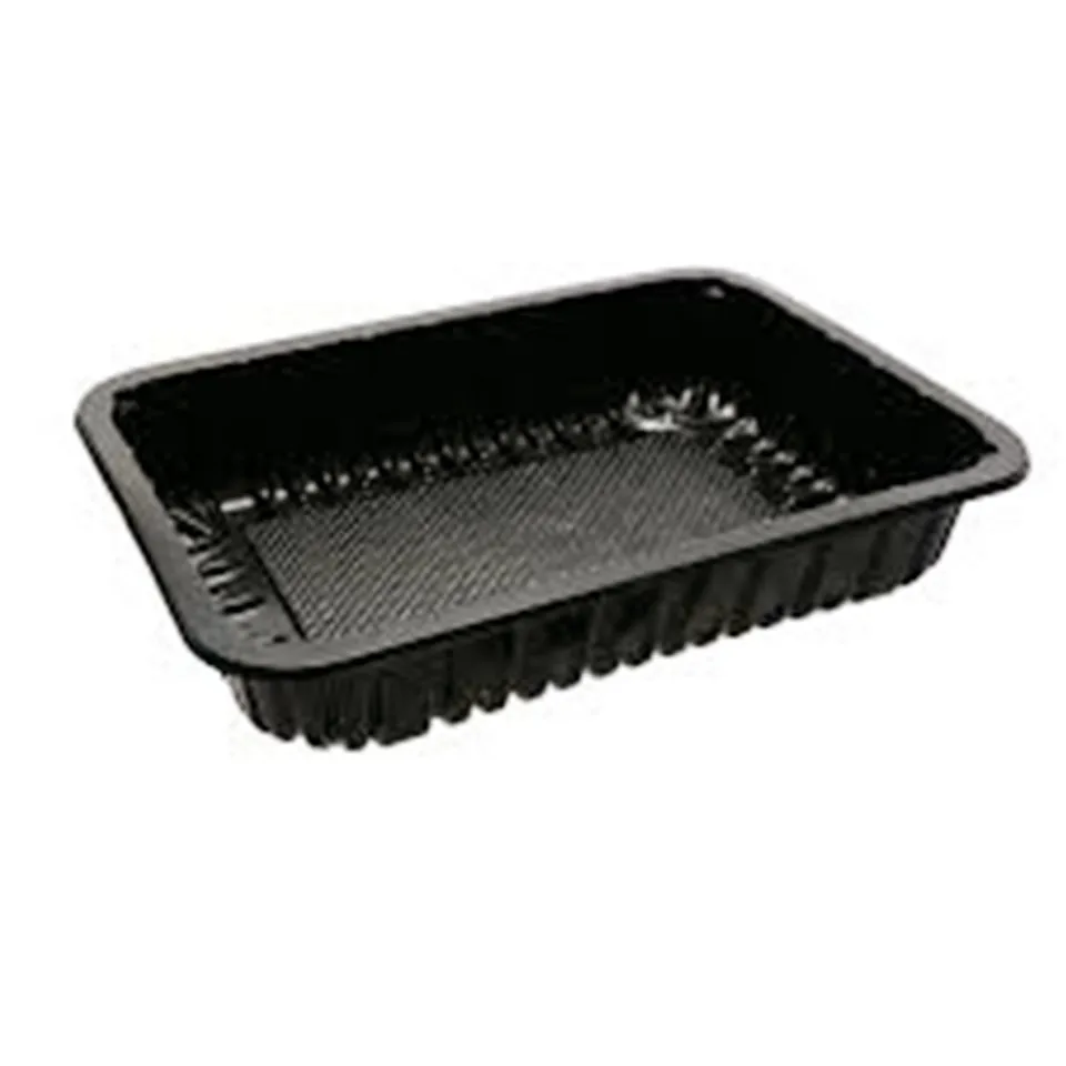 Blister Disposable Single Compartment Meal prep containers Microwave Safe BPA Free Plastic Food containers