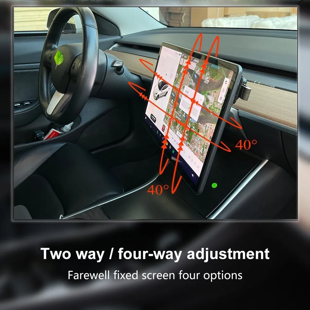 Аксессуары для Tesla Model 3 Y 2022 новинка вращающийся кронштейн экрана центрального управления автомобильный держатель GPS-навигации поворотное