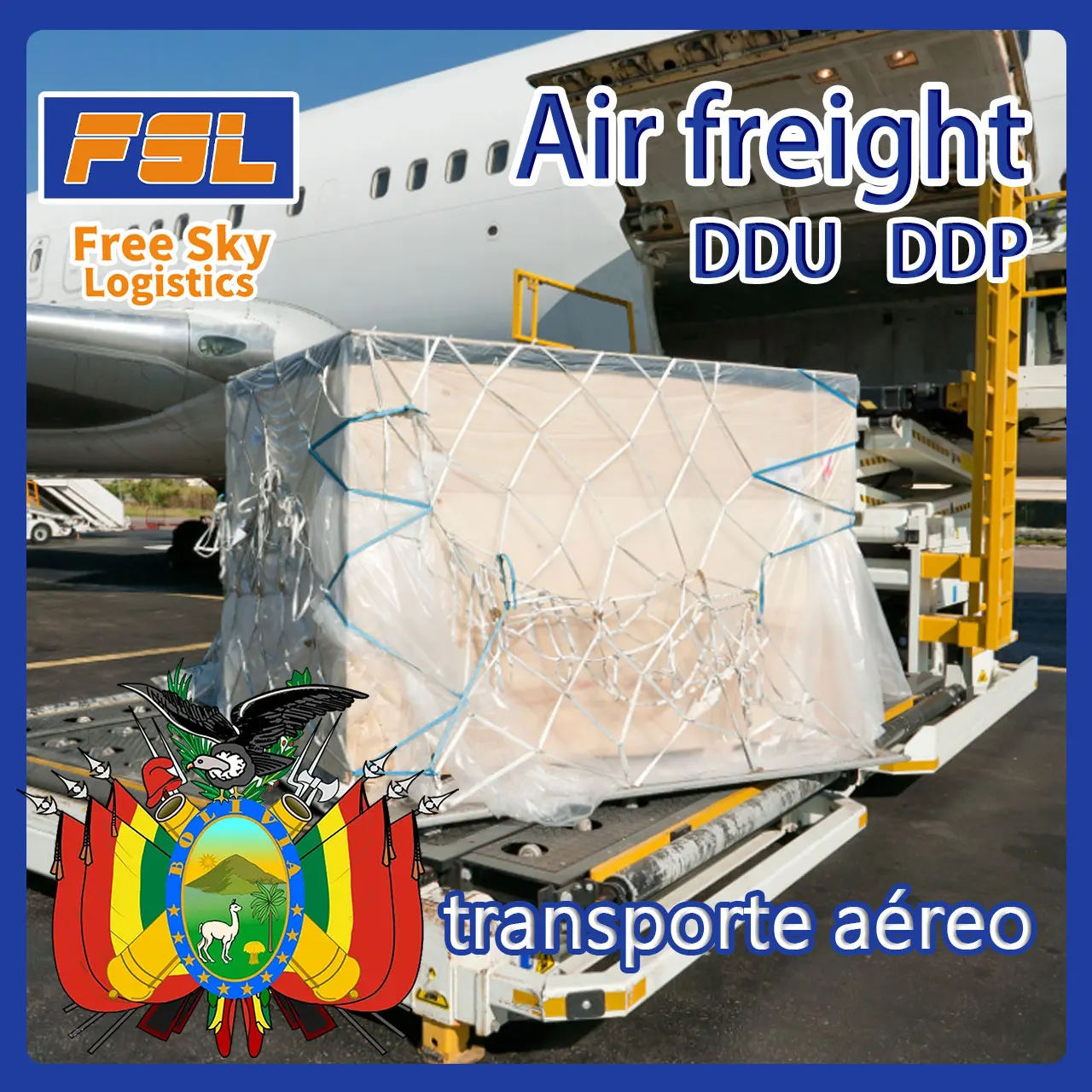 TOP 10 TNT/Fedex/DHL/UPS Express Air Cheap Shipping From China To Bolivia Agent