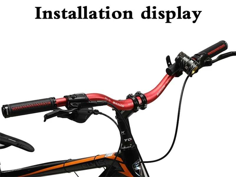 OEM/ODM BUCKLOS Bicycle Handle Lock Grip 22.2mm Shockproof Microfiber Leather Non-slip Comfortable MTB Grips Mountain Bike Parts