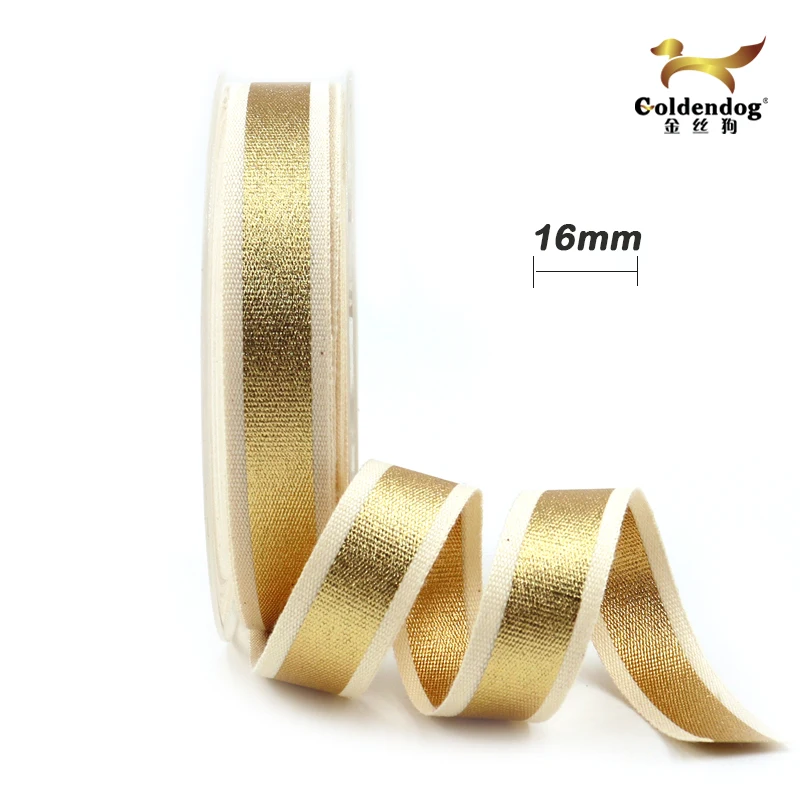 Cheap wholesale white 100% cotton custom ribbon with printed brand name logo