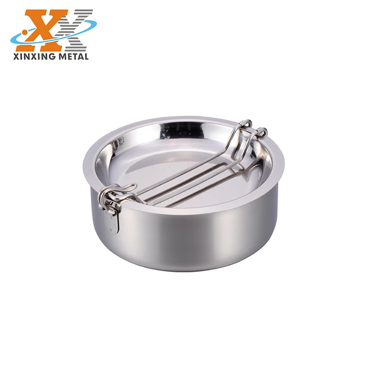 2021 3Pcs Stainless Steel Camping Kitchen Cookware Outdoor Cook Set