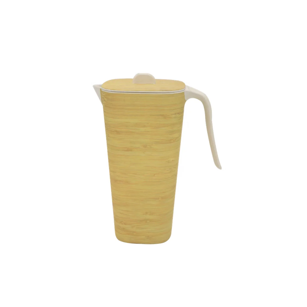 
factory directly sales Bamboo Fiber BPA Free Primitives Theme Pitcher With handle Melamine and Bamboo Fiber 