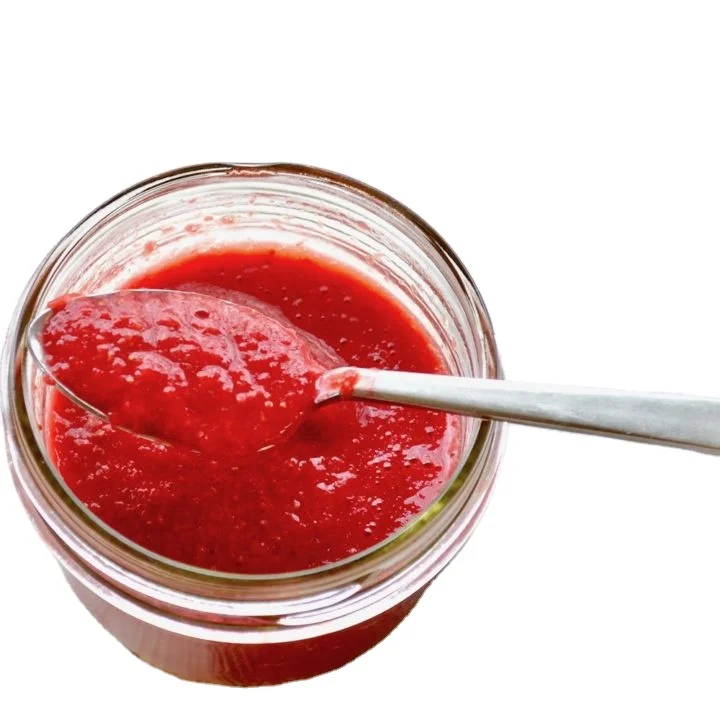 
Fresh Natural Sugar-Free Sweet Red Strawberry Fruit Puree Concentrate Jam 10kg In Plastic Bags From Vietnam 