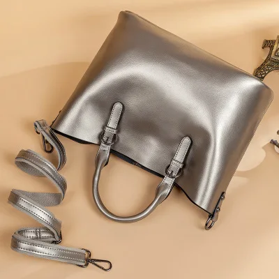 Elegant Fashionable High Quality Genuine Leather Handbag for Women