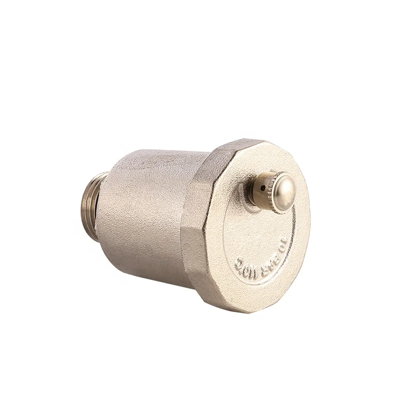 High Quality Nickel Plated Brass  Boiler Union  Air Vent Valve