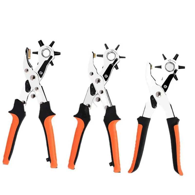 Heavy Duty Rotary small leather hole puncher punch leather Leather perforator