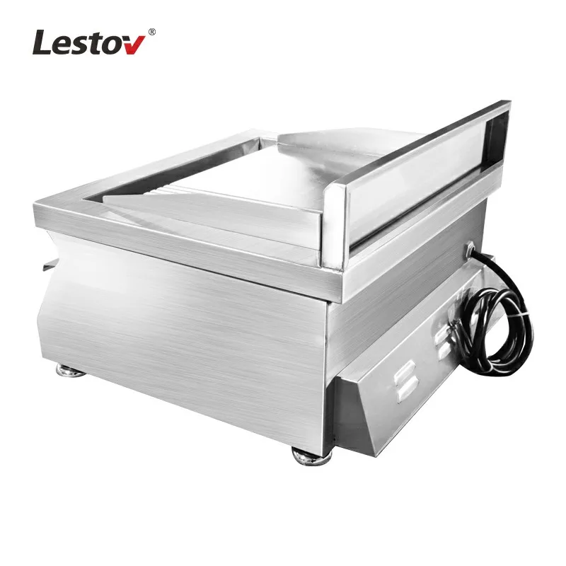 220V CE Verified Countertop Commercial Electric Induction Griddles Grills for Restaurant