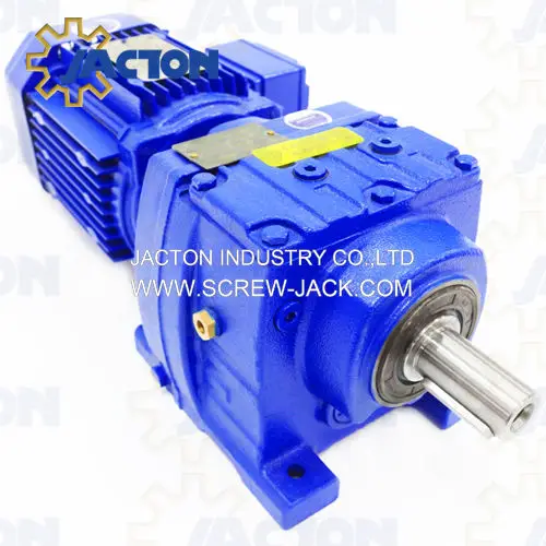 R57 RF57 Rigid Tooth Flank Helical Speed Gearbox Gear Reducer with 220V 380V 400V 415V 440V 480V AC 3-Phase Electric Motor