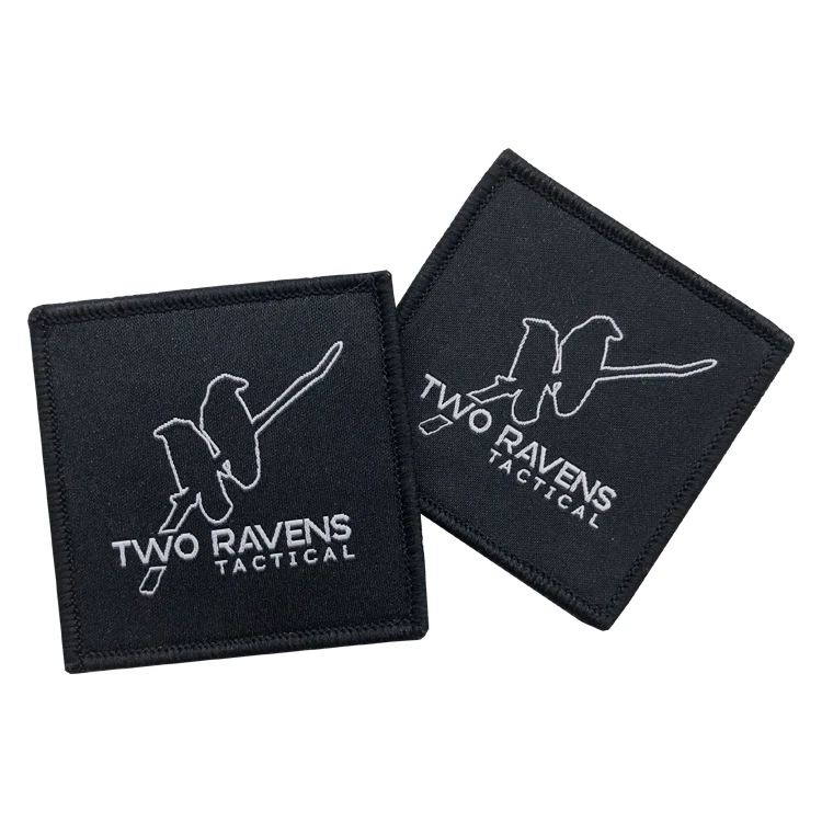 Wholesale Custom Logo Name Woven Patches Design Brand Woven Garment Patches For Clothes