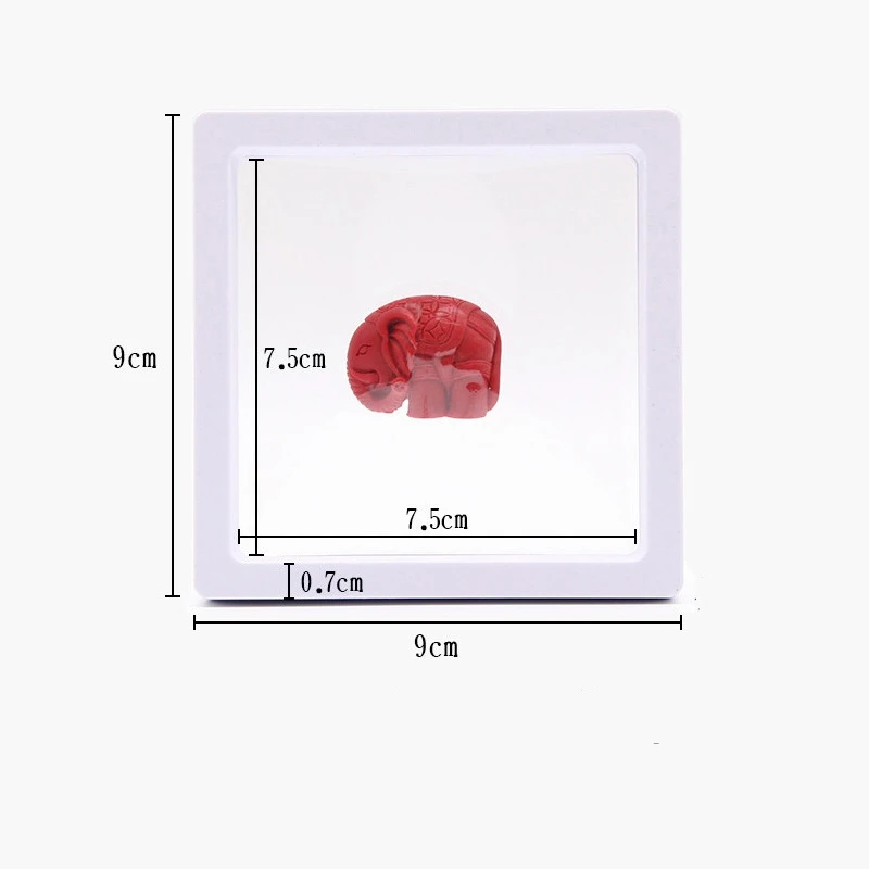 9x9 см 3D на тонкой пленке подвесная коробка для демонстрации ювелирных изделий стеллаж хранения колец сувенир брелок ожерелье
