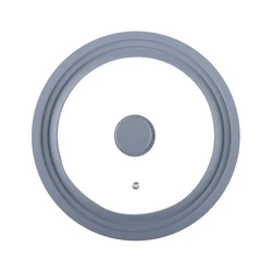 УНИВЕРСАЛЬНЫЕ СИЛИКОНОВЫЕ стеклянные крышки, безопасная силиконовая резиновая обода, силиконовая стеклянная крышка, кухонные аксессуары, крышка из закаленного стекла