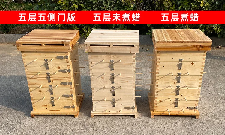 High quality China fir 3/5 layers bee hive hot sale