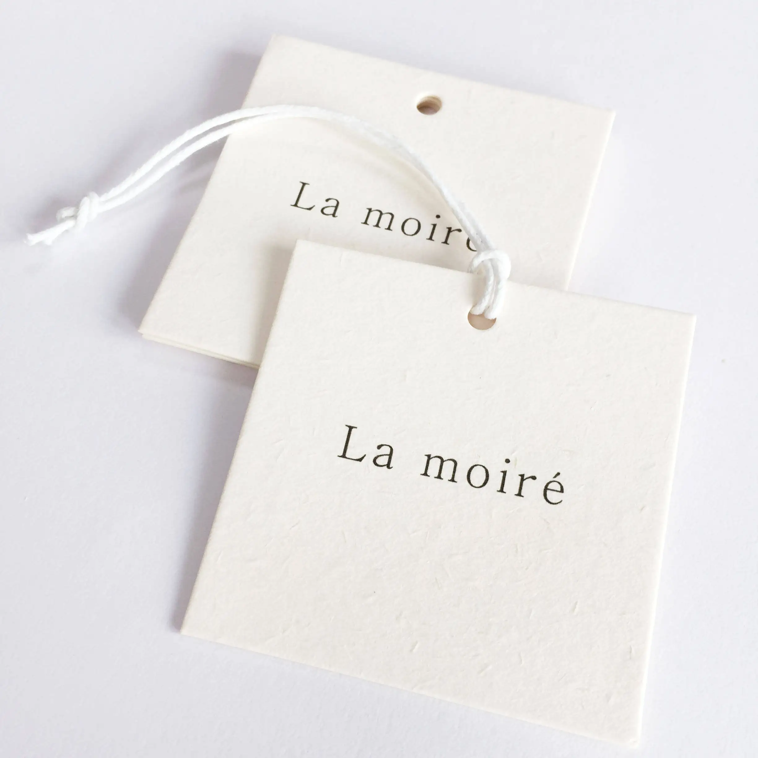 Luxury Custom Clothing Tags Labels Hang Tags Square White Hanging Tag For Clothing/Shoes/Underwear/Garment /Socks