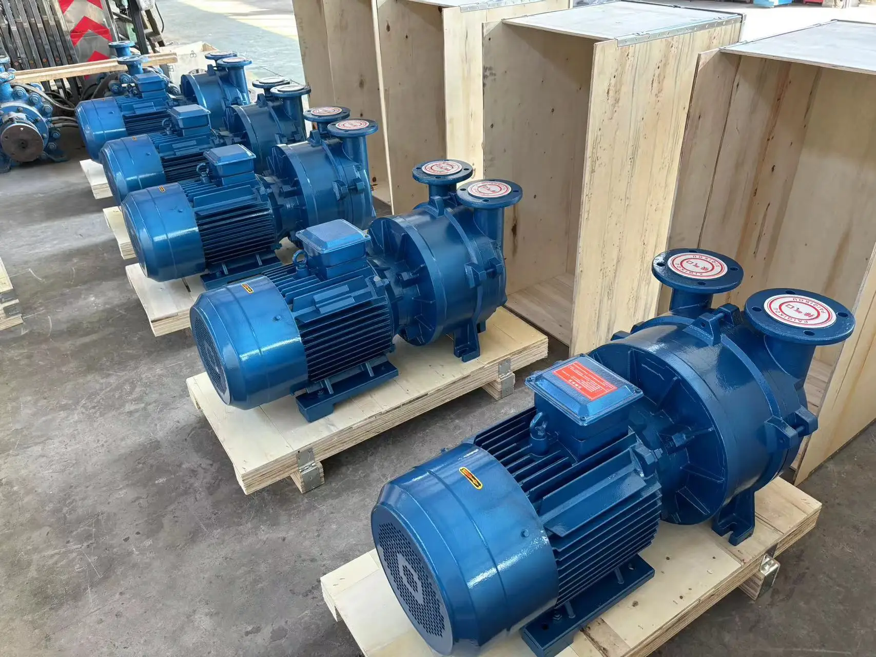 2BV Series Electric Water Ring Vacuum Pump For Corrugated Cardboard Production Line