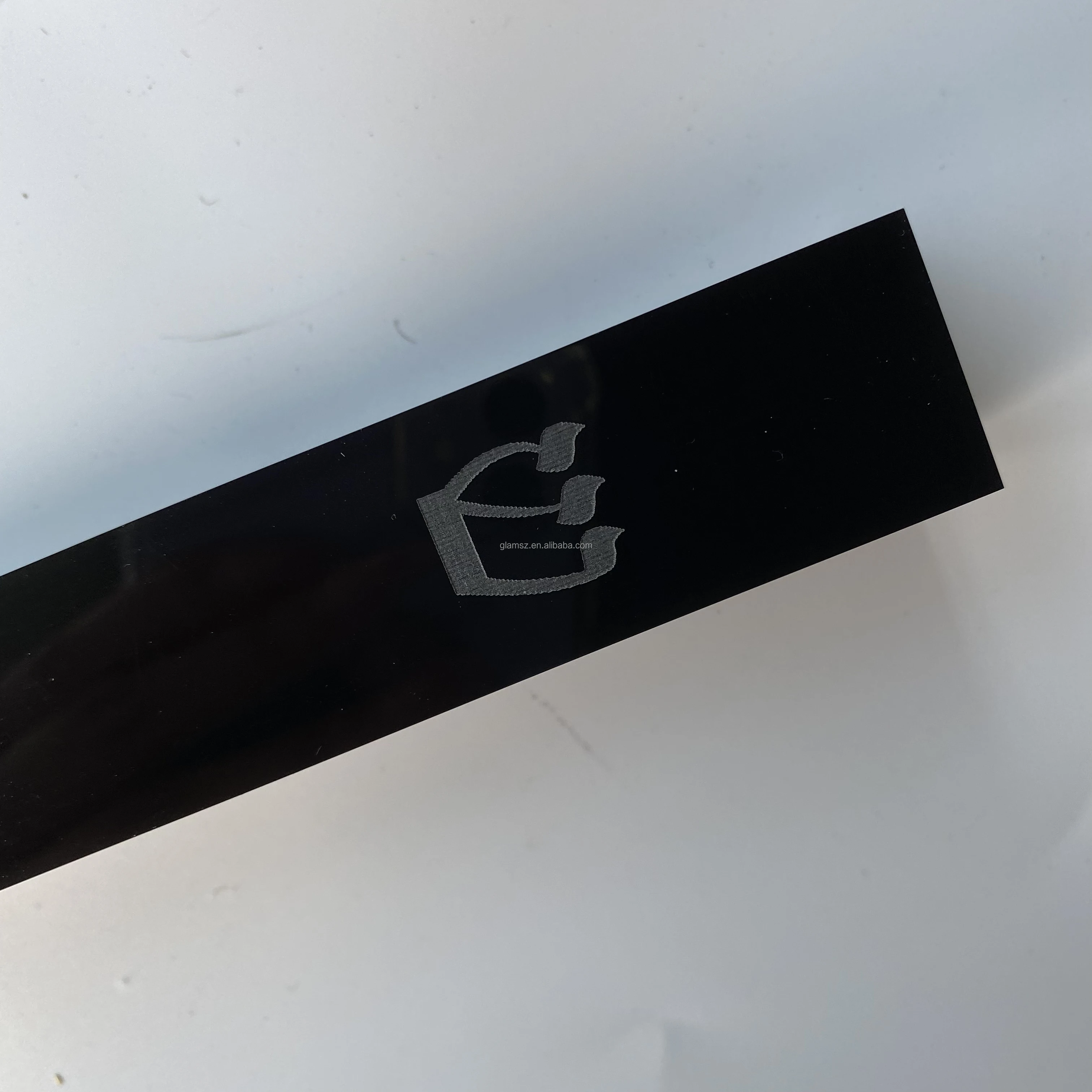 Wholesale Plastic Fancy Scroll Coleccion Clear Lucite Judaica Jewish Acrylic Mezuzah Case