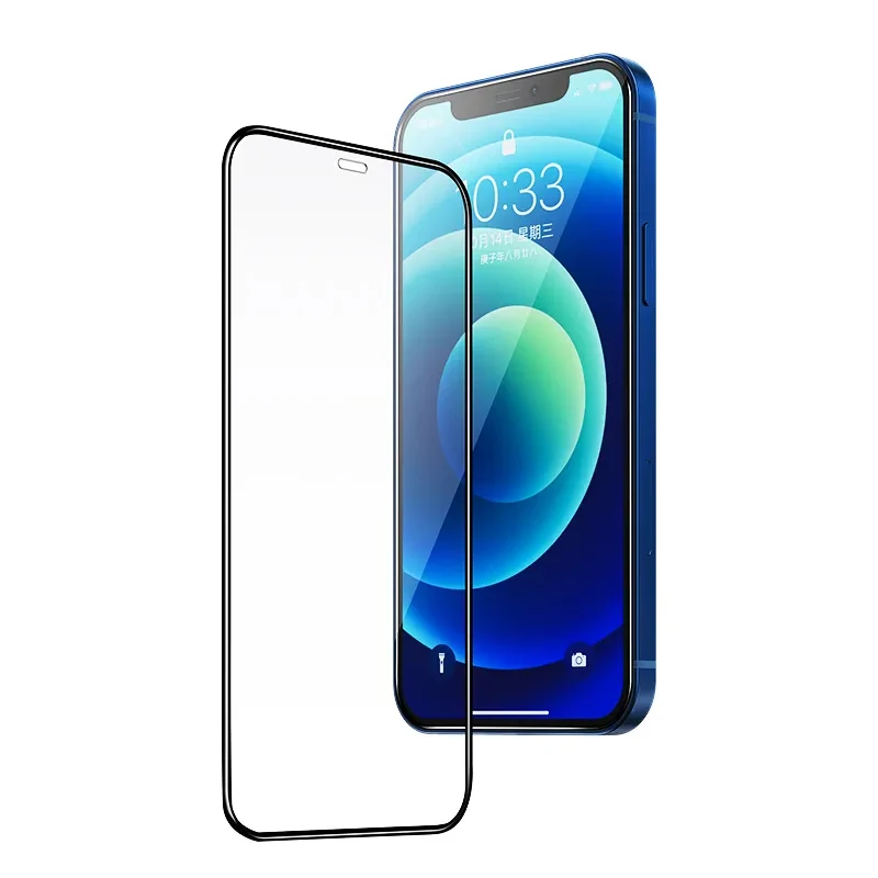 i Phone 14 Pro Max 9d 9h Wholesale Mobile Phone Tempered Glass Easy Install 3 Pack Phone Screen Protector For iPhone 14 15 Plus