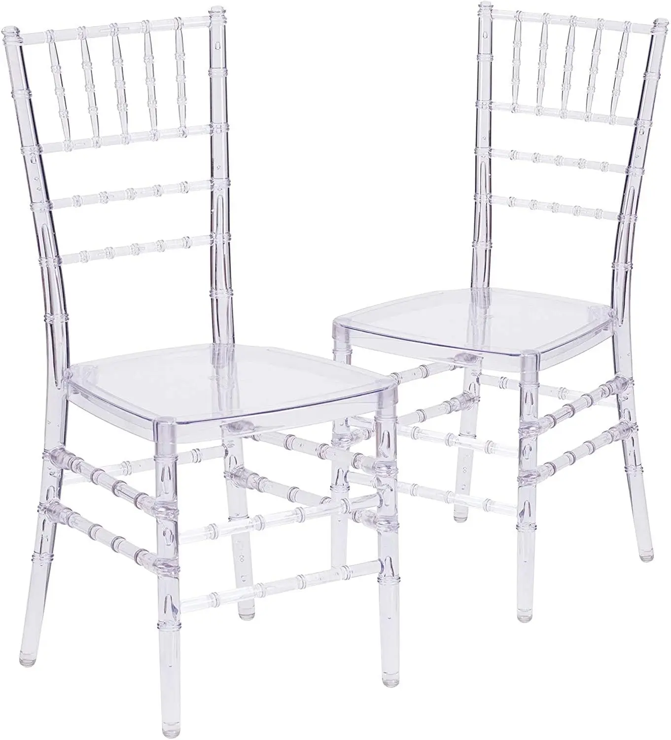 Стулья chiavari из прозрачной смолы