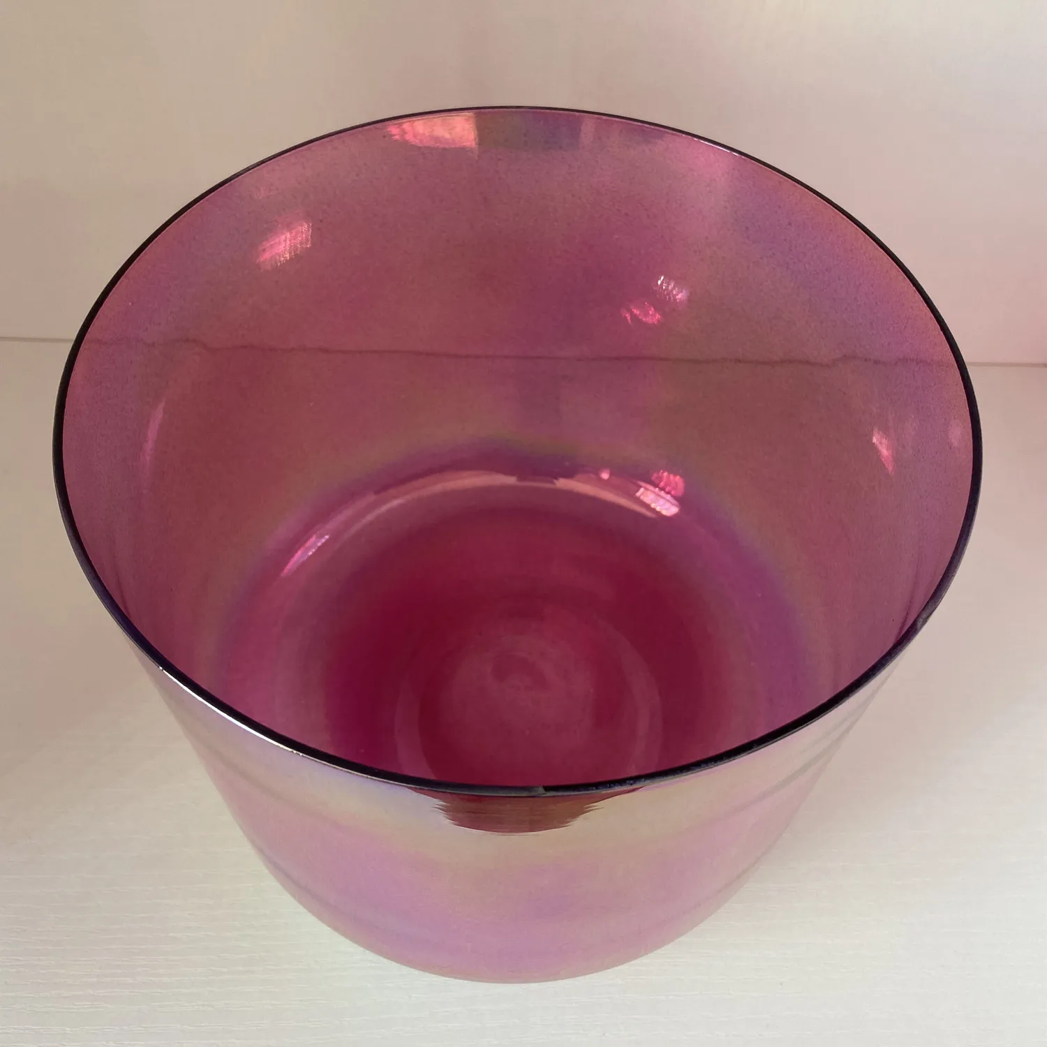 Alchemy Ruby Cosmic Light прозрачная кварцевая Хрустальная Поющая чаша для звукового исцеления и терапии