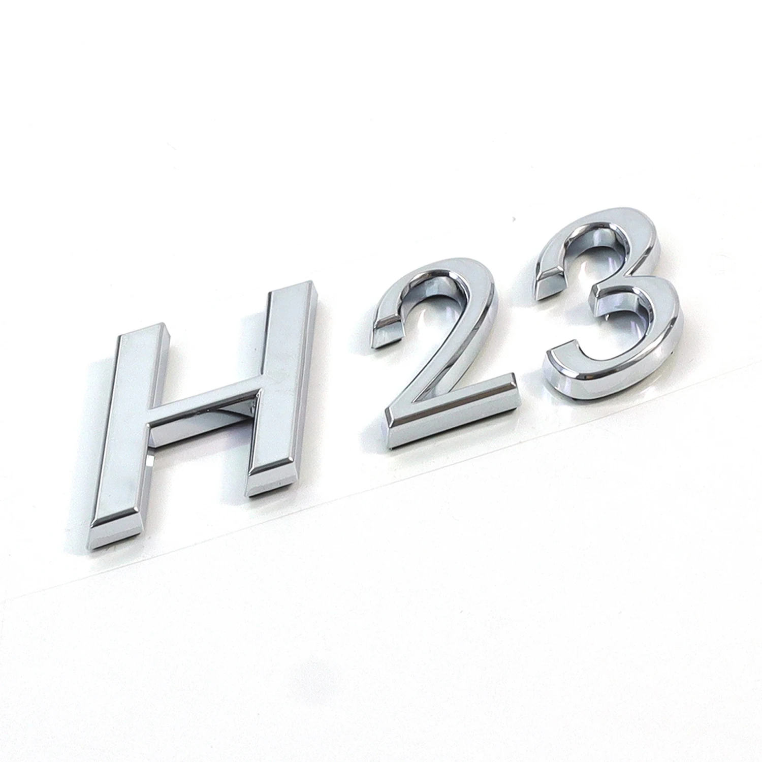 Factory Wholesale High Quality Chrome Plated Metal Car Emblem Logo Letter Design Hood Decoration car badge emblem