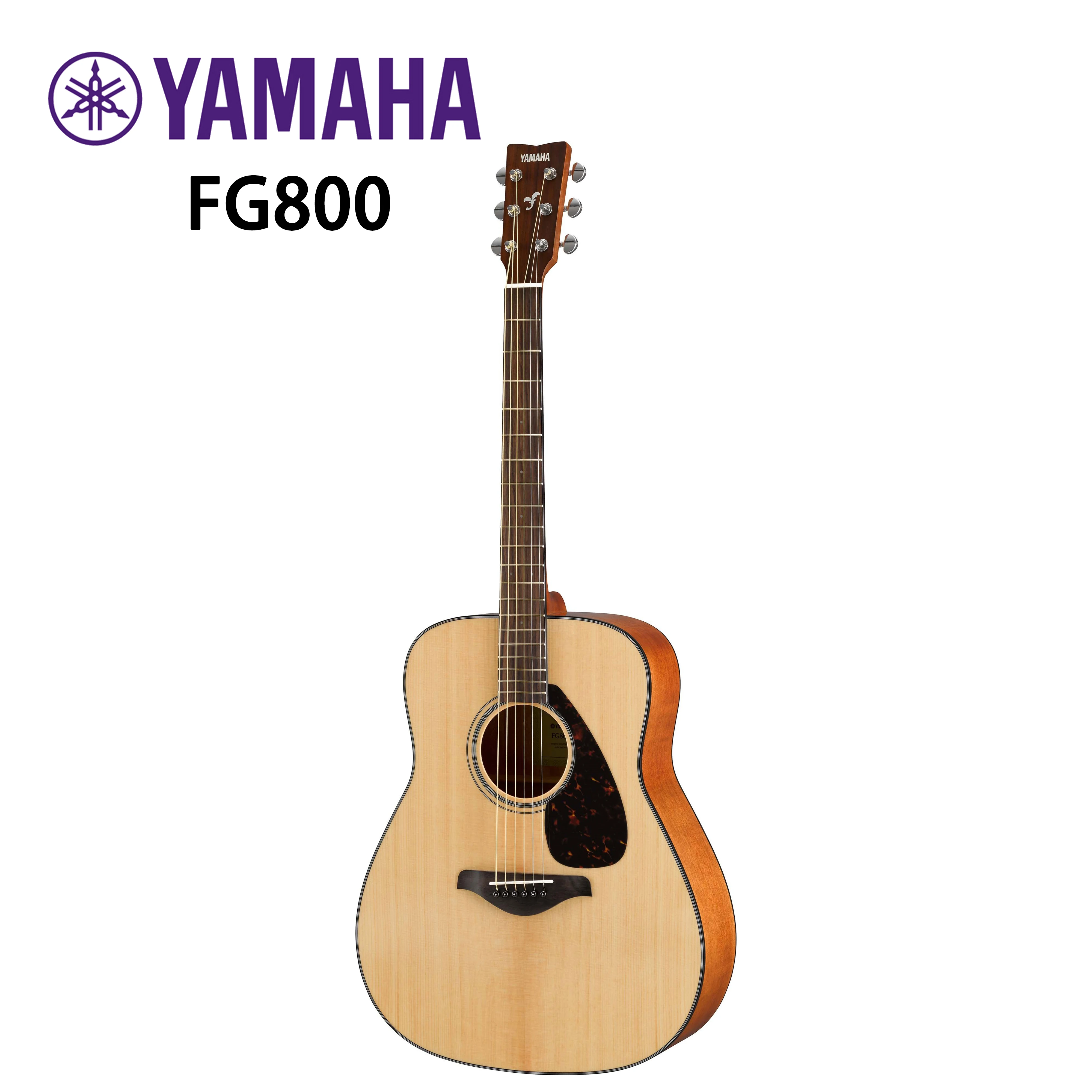 Yamaha Folk Guitar  FG800 Acoustic Guitar Steel guitar Beginner adults and children Steel strings guiatar 41Inch