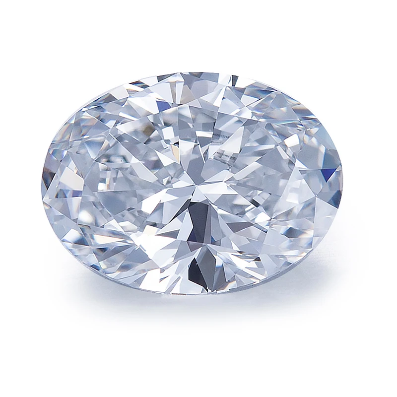 Messi Jewelry 1Carat 2Carat D E F G H Color VVS VS SI CVD HPHT CVD Oval Cut Lab Grown Diamond for Jewelry Making