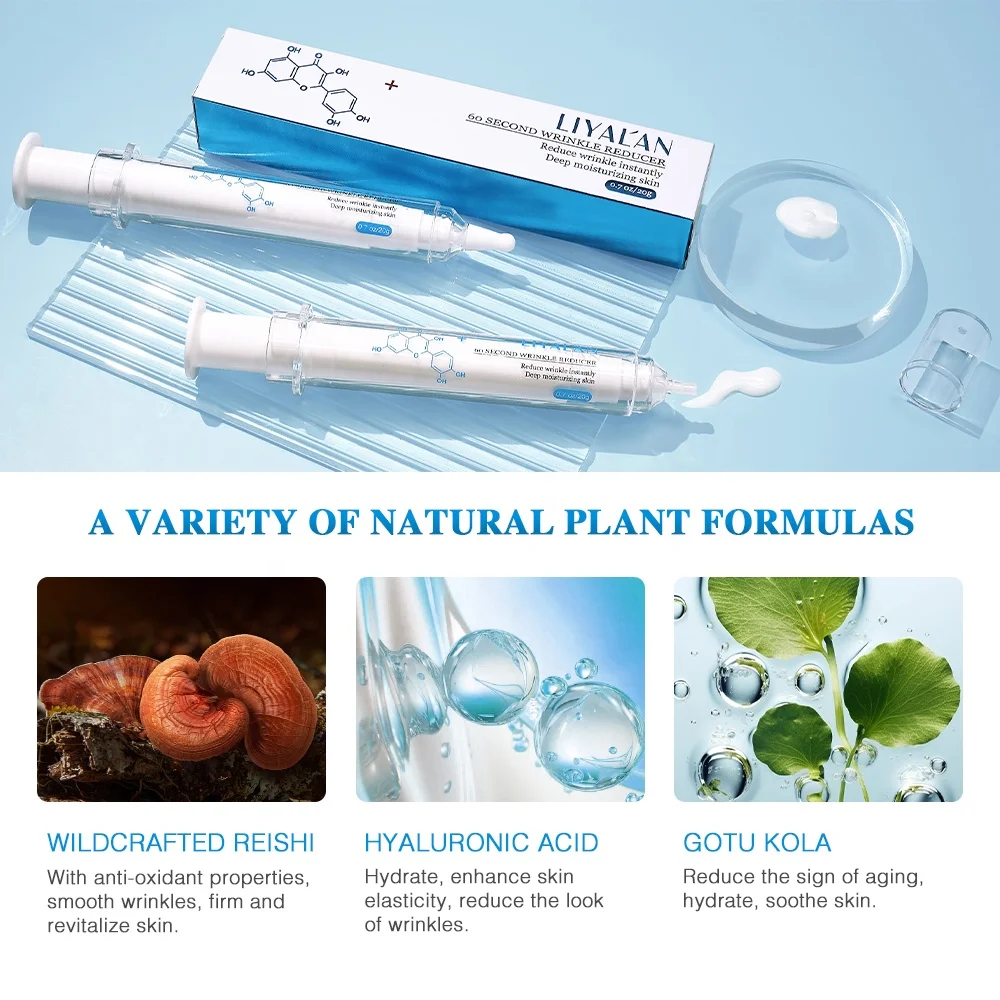 Private Label Instant Wrinkle Remover Eyecream Anti Aging Skin Firming Lifting Tightener Under Eye Cream