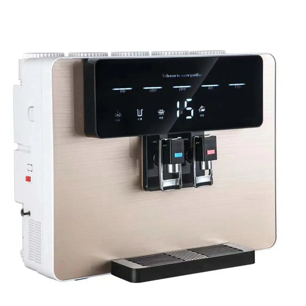 
Столешница очиститель воды Горячая и холодная вода противонаправленный осмос УФ-фильтр для очистки воды при помощи обратного осмоса фильтр для Щелочной фильтр 