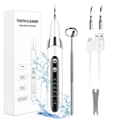 New Electric Ultrasonic Portable Remover Stains Tartar Plaque Whitening With 5 Modes 40KHZ Ultrasonic Dental Scaler