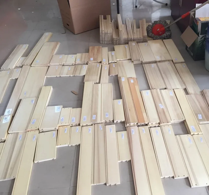 Dovetails Grooved Poplar Paulownia Drawer Board Grooved Poplar Panel for Furniture Cabinet