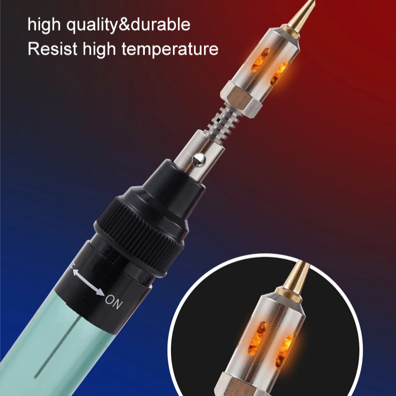 GF-LTT Hot sale household portable cordless mini pen type butane gas soldering iron refill set