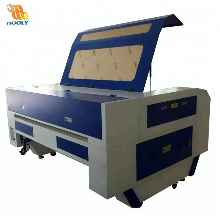 HOOLY 1610 Lazer Cutter 80w 100w Mdf Textile Foam Leather Plywood Acrylic Fabric Wood cnc Co2 Laser Cutting Machines