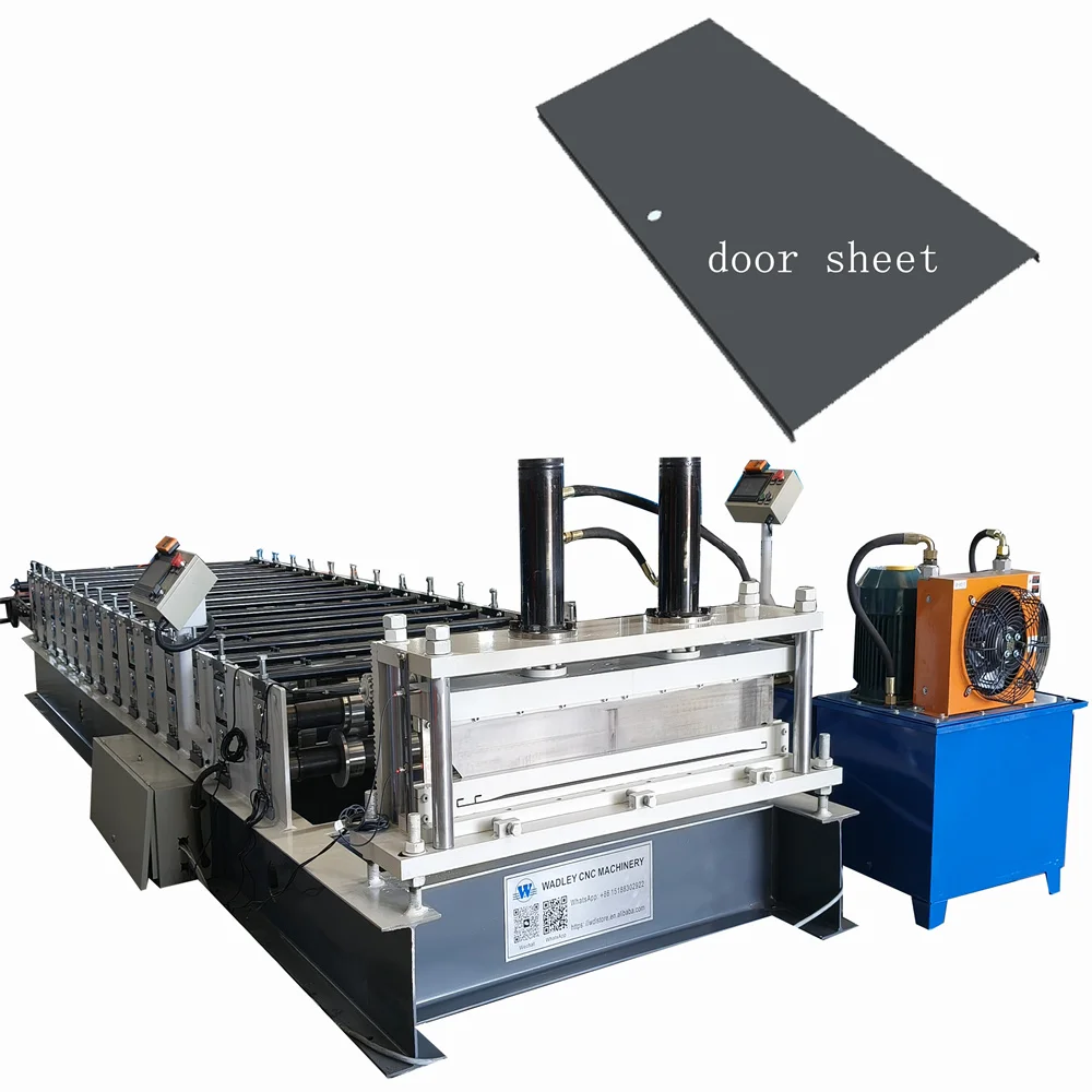 Guide Rails Machine Auto Making Anti-Fire Rolling Shutter Panels Fireproof Roll Forming Metal Steel Door Frame Press Machines