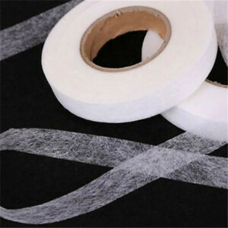 China Supplier factory Double Sided Adhesive Tape Hot Melt Web Fusible Nonwoven Interlining