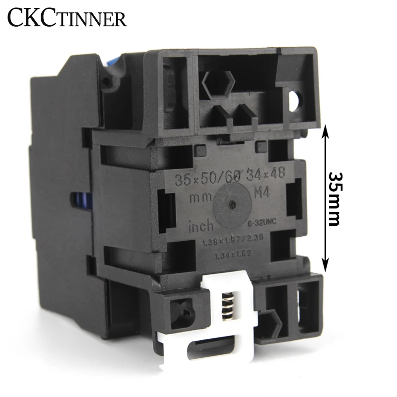 CJX2-0901/0910 50/60HZ 9A AC контактор переменного тока Din рейка крепление 3P + 1NO нормально открытый