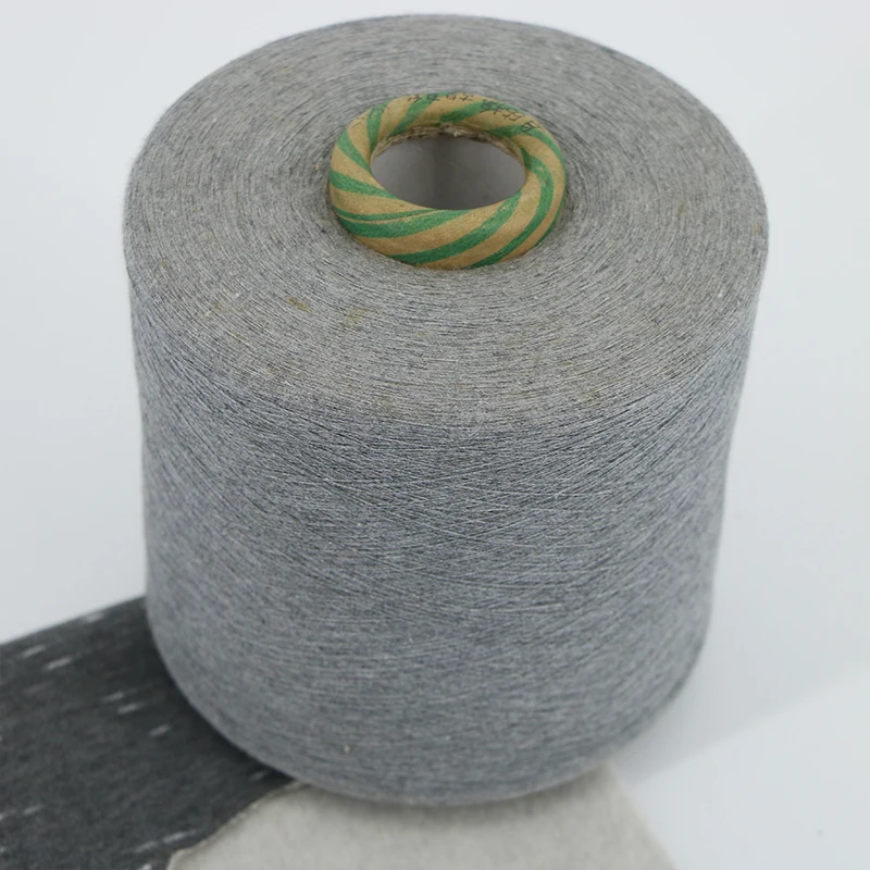 Best Price Good Selling Recycled 65% Polyester 35% Cotton Blended OE Yarn for Knitting and Weaving Carpet/Blanket