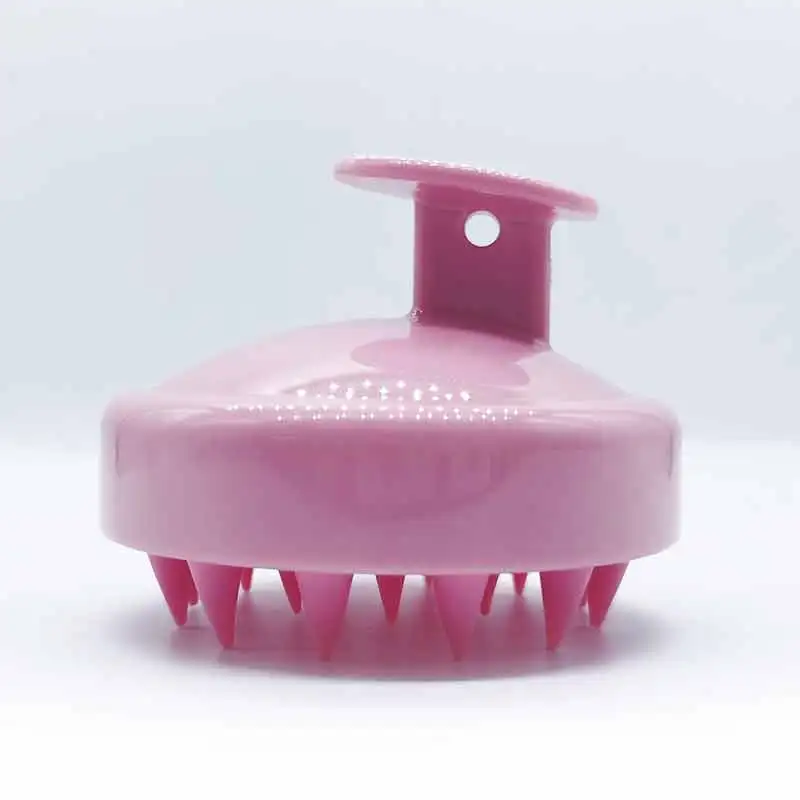 2023 Silicone Hair Shampoo Brush Soft Massage Scalp Bath Brush Household Plastic Custom Hair Brush Self Cleaning